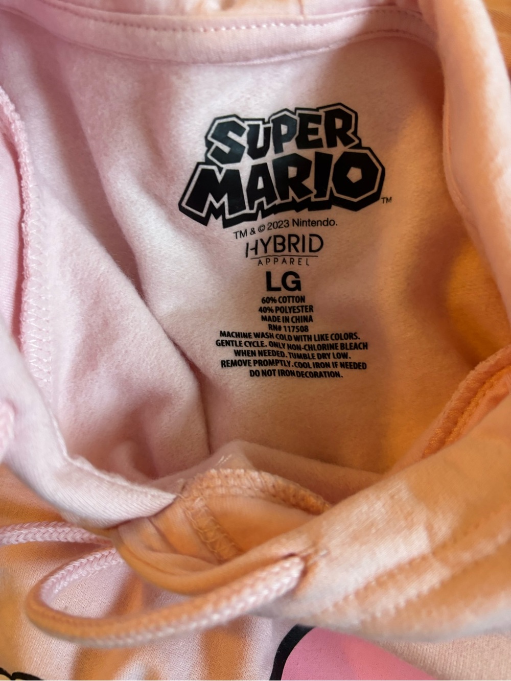 Nintendo Pink Princess Peach Graphic Hoodie - Picture 3 of 7